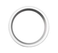 Per A4L A5 A6L A7 A8 Q5 Pulsante Di Avviamento arresto A Un Solo Tasto Decorazione Chiave Di Accensione Accessori Interni Interior del coche(Silver)