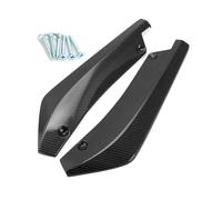 Per A5 Q5 RS5 A3 B6 B8 B5 B9 A6 C5 C6 C7 Q7 40 Cm Diffusore Canard Splitter Spoiler Paraurti Posteriore Universale Per Auto(Carbon Fiber Look)
