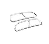 Per A6 A7 C7 2016 2017 2018 2 Pz/set In Acciaio Inox Auto Posteriore Tubo Di Scarico Copertura Trim Silenziatore