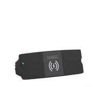 Per A6 A7 S6 Rs7 Caricabatterie Wireless 15w Pad di ricarica rapida Nero Abs Console Mount 2009-2018 Compatibile con il dispositivo di protezione fusibile di sicurezza interno del veicolo per telefoni