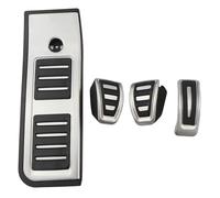 Per A6 C8 2018 2019 2020 2021 2022 Pedali Auto Con Guida A Sinistra Acciaio Inossidabile Carburante Freno Poggiapiedi Pedale Copertura Accessori Pedaliera Auto(MT with rest)