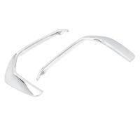 Per A6 C8 2019-2021 Fari Fendinebbia Anteriori Auto Cornice Copertura Finiture Cromate ABS Adesivi Decorativi Griglia Paraurti Esterna Griglia Paraurti Anteriore(Bright Silver)