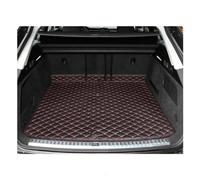 Per A6 C8 4K 2020-Presente Berlina Wagon Custom Bagagliaio Di Un'auto Principale Tappetini Impermeabile Anti Graffio Antiscivolo Protegge Tappetino per Bagagliaio baule(Black red A)