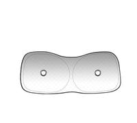 Per Abarth 595 2012-2023 Accessori Per Auto Pieghevoli Per Interni Ombrellone Anti-UV Parasole Per Parabrezza Anteriore Copriparabrezza Auto(For Rear Windshield)