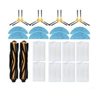 Per ABIR X6 X8 N600 Set di pezzi di ricambio per aspirapolvere robotico spazzole principali spazzole laterali filtri e mocio per supportare le attività di pulizia