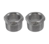 Per accessori idraulici, riduttore esagonale 1\"M x 3/4\"F BSPT, 2 pz