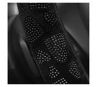 Per Accessori Per Auto Flash Con Cuore In Finto Diamante Tempestato Di Velluto Donna 14-15 Pollici Senza Coprivolante Con Anello Interno Coprivolante(Nero)