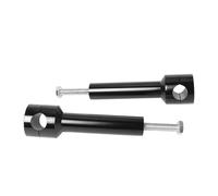 Per Accessori Per Moto Da Cross, Manubrio, Morsetto Di Montaggio, Kit Adattatore, Rotondo Nero, 22/25 Mm, Alluminio CNC(Black 25MM)
