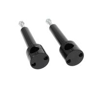 Per Accessori Per Moto Da Cross, Manubrio, Morsetto Di Montaggio, Kit Adattatore, Rotondo Nero, 22/25 Mm, Alluminio CNC(Black 22MM)