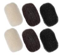 Per acconciature Updo, inserti modellante per capelli in nylon per donne, strumento professionale per lo styling, scelte di colore beige, marrone nero, set da sei pezzi