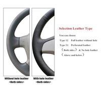 Per Accord Per 8 Per Crosstour Per Odyssey 2010-2013 Coprivolante Per Auto In Similpelle Nera Automotive Auto Copertura Volante(Gray Thread)