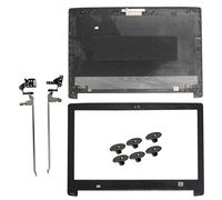 per Acer Aspire 7 A715-71 A715-71G A715-71G-71NC Coperchio Posteriore Top Case Laptop LCD Cover Posteriore/Cornice Anteriore(Black A B H Screw)