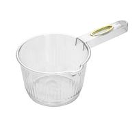 per acqua - Mestolo per acqua da 29 cm, design ergonomico | per bagno antiscivolo in PET ispessito con manico, mestolo per doccia per annaffiare il giardino, il bagno, lavar