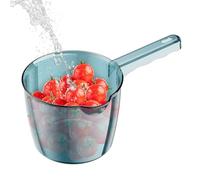 per acqua - PP 24 x 14 x 12 cm | Cucchiaio trasparente | Mestolo per acqua con manico lungo ispessito | Strumento da cucina per cucinare, il bagno, giardinaggio e uso quotidiano