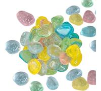 per acquario - Pietre decorative per acquari | Decorazione luminosa per giardino, patio e sentieri, pietre scintillanti al buio per esterni