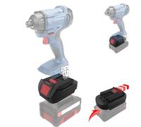 Per adattatore Einhell a Bosch GBA, Convert per batterie Einhell da 18 V (Power X-Change) agli ioni di litio per batteria Bosch GBA da 18 V, funziona con strumenti a batteria Bosch GBA da 18 V, (solo