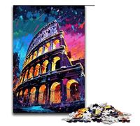 per adulti 1000 Il Colosseo nell'antica Roma è circondato da puzzle in legno Puzzle di Natale Regali 1000 pezzi