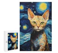 Per Adulti 1000 PCS Puzzle Devon Rex Cat Puzzle Giochi Rilassanti Decorazione Perfetta Regali Unici Per Compleanno E Natale 1000 PCS