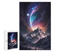 per Adulti 1000 PCS Puzzle Everest Celestial Peaks Puzzle per Adolescenti Gioco Pratico Decorazione della Casa Gioco Di Fidanzamento Regali 1000 PCS