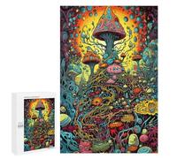 Per Adulti 1000 PCS Puzzle Mushroom Forest -2 Puzzle Giochi Rilassanti Decorazione Perfetta Regali Unici Per Compleanno E Natale 1000 PCS