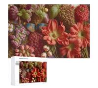 Per Adulti 1000 PCS Puzzle Nature's Palette A Vibrant Floral Arrangement Puzzle Giochi Rilassanti Decorazione Perfetta Regali Unici Per Compleanno E Natale 1000 PCS