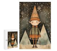 Per Adulti 1000 PCS Puzzle Vintage Cute Elf Puzzle Per Adulti Antistress Giocattoli Difficili Divertenti Attività A Casa 1000 PCS