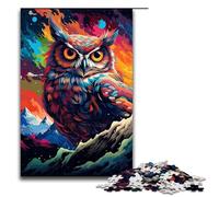 per adulti 1000 pezzi Il gufo nel cratere è circondato Puzzle per adulti Puzzle in legno difficile e impegnativo 1000 pezzi