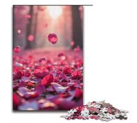 per adulti 1000 pezzi Petali che cadono Puzzle per adulti Puzzle in legno difficile e impegnativo 1000 pezzi (38x26 cm)
