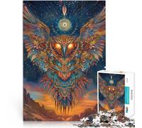 per adulti 1000 pezzi “Totem della fenice” Fatto di legno，per età 14+ Migliorare la memoria Regali unici per compleanno e Natale。misurare：50x75cm/19.68x29.52pollice