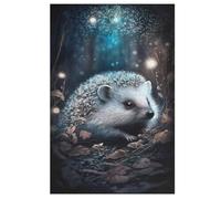 Per Adulti 1000 Puzzle Cute Hedgehog Jigsaw Puzzles in Legno Divertenti Giochi 78×53cm