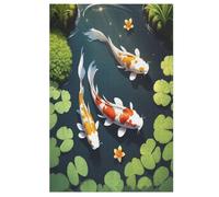 Per Adulti 1000 Puzzle Koi Fish Jigsaw Puzzles in Legno Divertenti Giochi 78×53cm