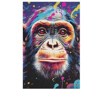 Per Adulti 1000 Puzzle Monkey Jigsaw Puzzles in Legno Divertenti Giochi 78×53cm