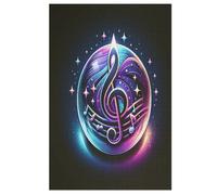 Per Adulti 1000 Puzzle Musical Note Jigsaw Puzzles in Legno Divertenti Giochi 78×53cm