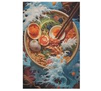 Per Adulti 1000 Puzzle Ramen Jigsaw Puzzles in Legno Divertenti Giochi (78×53cm)
