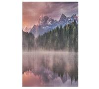 Per Adulti 1000 Puzzle Sunrise at The Lake Jigsaw Puzzles in Legno Divertenti Giochi 78×53cm