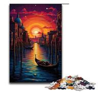 per adulti 1000 puzzle Venezia Italia in legno regali di Natale 75x50 cm