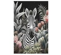 Per Adulti 1000 Puzzle Zebra Jigsaw Puzzles in Legno Divertenti Giochi 78×53cm