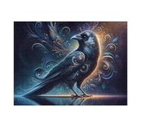 Per Adulti 1000pcs(52x38cm) Puzzle Enchanted Raven Artwork Puzzle Per Adulti Gioco Per Famiglie Difficile Gioco Impegnativo Regali 1000pcs(52x38cm)