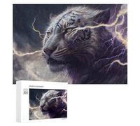 Per Adulti 300 PCS Puzzle Thundering Tiger Power -2 Puzzle Giochi Rilassanti Decorazione Perfetta Regali Unici Per Compleanno E Natale 300 PCS