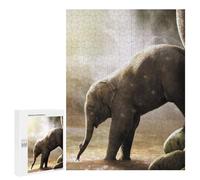 Per Adulti 500 PCS Puzzle Baby Elephant And Mouse Puzzle Per Adulti Antistress Giocattoli Difficili Divertenti Attività A Casa 500 PCS
