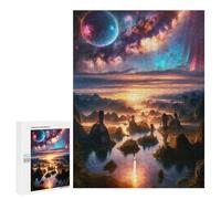 per Adulti 500 PCS Puzzle Celeste Dreamscape Dawn Puzzle per Adolescenti Gioco Pratico Decorazione della Casa Gioco Di Fidanzamento Regali 500 PCS