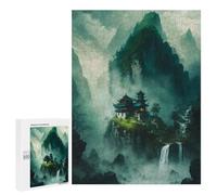 per Adulti 500 PCS Puzzle Villa On The Mountain Puzzle per Adolescenti Gioco Pratico Decorazione della Casa Gioco Proponente Regali 500 PCS