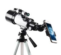 per adulti bambini principianti, apertura 70 mm 400 mm lente astronomica rifrattiva BAK4 prisma FMC per astronomia con adattatore per smartphone e treppiede per osservare la luna