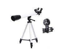 per adulti principianti bambini, apertura 60 mm 700 mm AZ astronomico rifrattore compatto con adattatore per smartphone e treppiede BAK4 prisma lente per astronomia osservare la luna