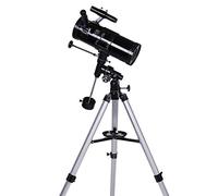 per adulti, principianti e bambini - Rifrattore con lunghezza focale di 700 mm e per osservare la luna e i pianeti con oculare da 10 mm/25 mm, supporto per smartphone e treppiede