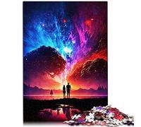 per Adulti Puzzle Coppia Paesaggio Galassia Puzzle da 1000 Pezzi Puzzle in Legno Adatto per adulti e bambini dai 12 anni in su Puzzle Impossible Dimensioni: 50x75cm