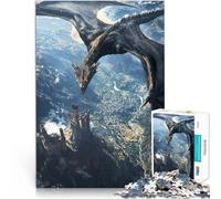 per adulti Puzzle educativo da 2000 pezzi “Un regno nell'ombra” Fatto di carta，per età 14+ Difficile da completare ma divertente e umoristico Regalo di compleanno di Natale。misurare：70x100cm
