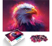 per adultiPuzzle da 1000 pezzi Aquila americana Fatto di cartone Adatto a partire dai 14 anni Giocattoli per la decorazione della casa Regalo divertente misurare:38x52cm