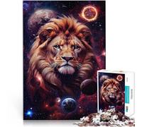 per adultiPuzzle da 1000 pezzi Il Leone Celeste Fatto di legno，per età 14+ Difficile e impegnativo Migliorare l'amore tra le coppie。misurare：50x75cm/19.68x29.52pollice