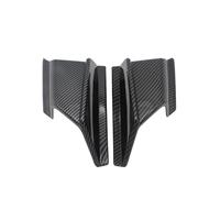 Per ADV150 Per ADV 150 2019 2020 ABS Alettone Laterale Per Motocicletta Spoiler Per Carenatura Anteriore Protezione Copertura Motocicletta Spoiler Aerodinamico(Carbone nero)
